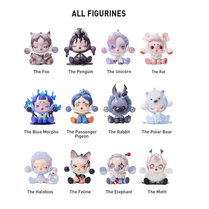 Skullpanda La Yegua de los Animales Serie Set Completo Abierto