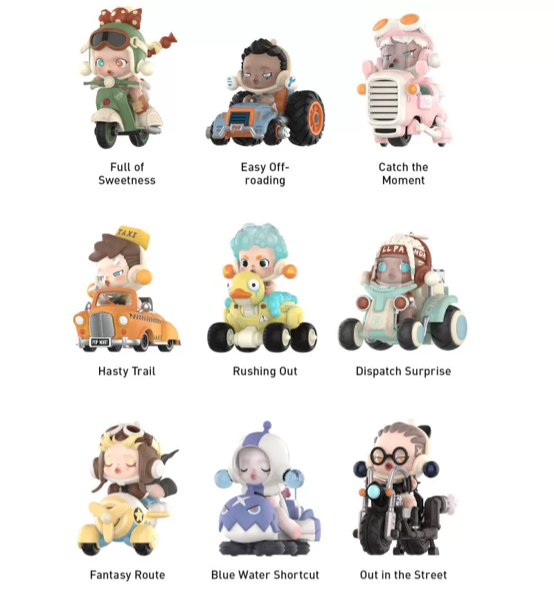 Skullpanda Laid Back Tomorrow Series Set completo abierto