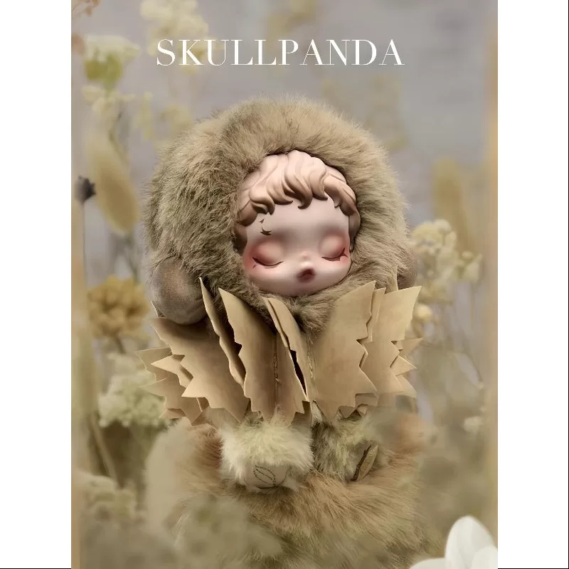 Skullpanda L’impressionnisme Series Colgante de felpa de vinilo Madera de teca