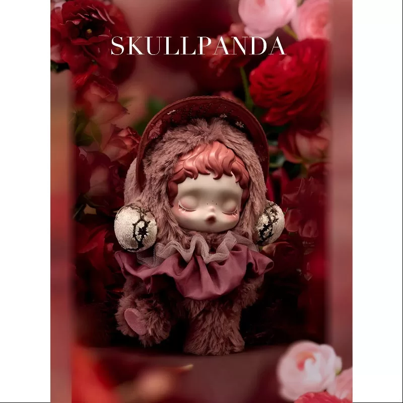 Skullpanda L’impressionnisme Series Vinilo Peluche Colgante Flor