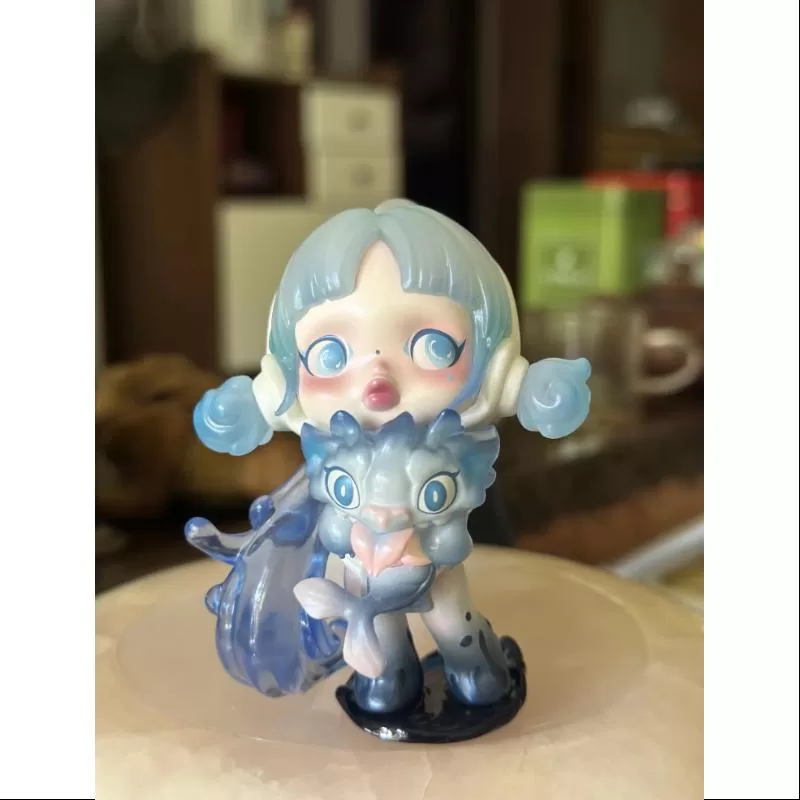 Skullpanda Pop Mart Loong presenta la serie Treasure Skullpanda BLESSING SPIRIT LOONG versión especial (1/144)