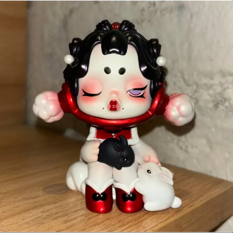 Skullpanda Pop Mart ¡Tres! ¡Dos! ¡Uno! Serie del Año Nuevo Chino La Sombra de la Luna