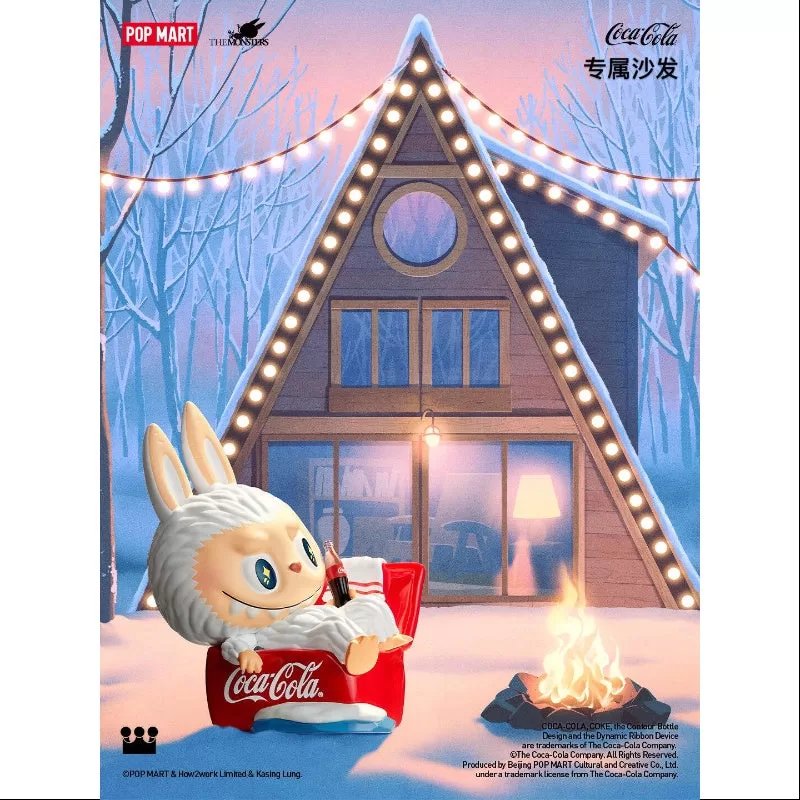 Sofá especial Labubu The Monsters Coca Cola Series