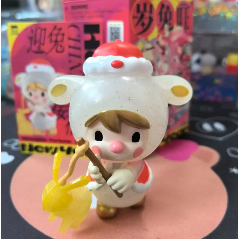 Sweet Bean Pop Mart ¡Tres! ¡Dos! ¡Uno! Serie del Año Nuevo Chino ¡Bienvenida la Fortuna! Sweet Bean Pop Mart ¡Tres! ¡Dos! ¡Uno! Serie del Año Nuevo Chino ¡Bienvenida la Fortuna!