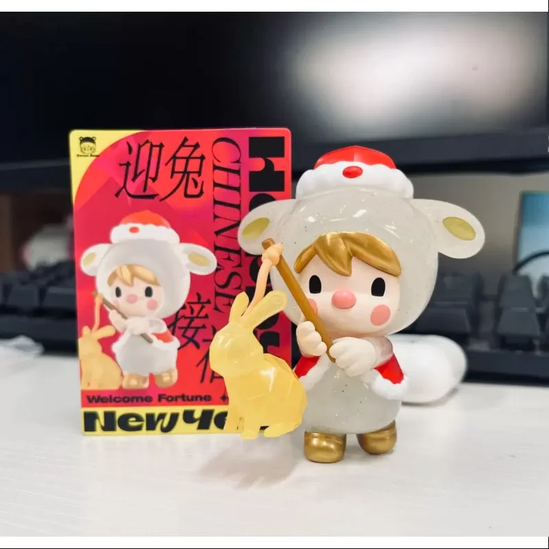 Sweet Bean Pop Mart ¡Tres! ¡Dos! ¡Uno! Serie del Año Nuevo Chino ¡Bienvenida la Fortuna!