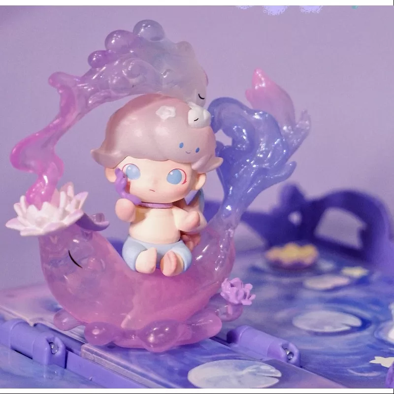 Tarjeta de felicitación DIMOO Pop Mart «Regalo para ti» de la serie Secret DIMOO Lotus (1/144)