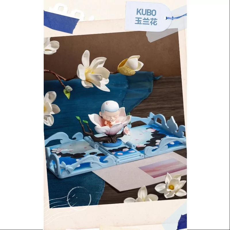 Tarjeta de felicitación «Regalo para ti» de KUBO Pop Mart, serie KUBO Magnolia