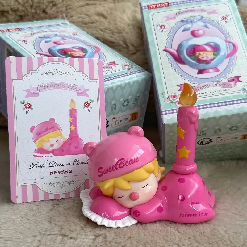 Vela de ensueño rosa de la serie Sweet Bean Afternoon Tea